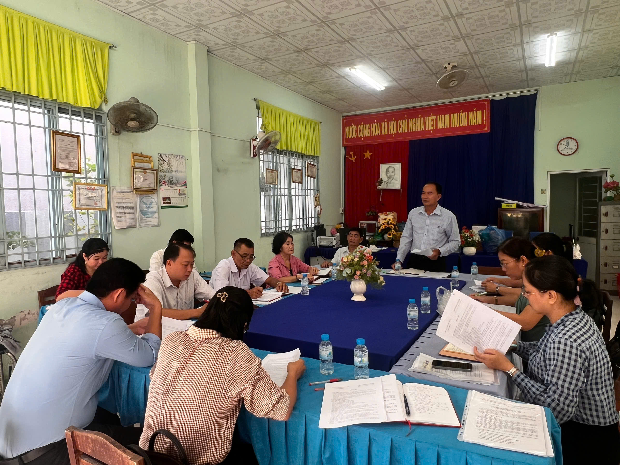 ĐẢNG ỦY PHƯỜNG PHƯỚC HẬU TRIỂN KHAI KẾ HOẠCH GIÁM SÁT TÌNH HÌNH THỰC HIỆN NGHỊ QUYẾT NĂM 2025.