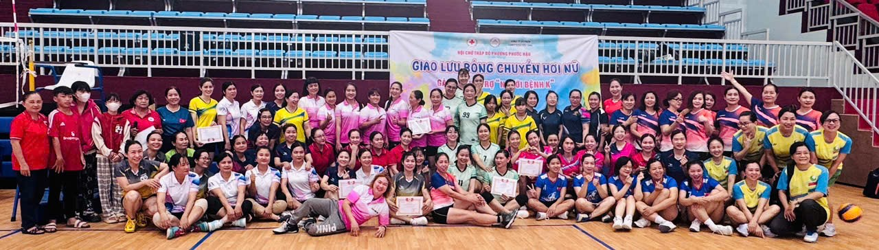 LAN TỎA YÊU THƯƠNG QUA GIẢI GIAO LƯU BÓNG CHUYỀN HƠI GÂY QUỸ HỖ TRỢ BỆNH NHÂN UNG THƯ.