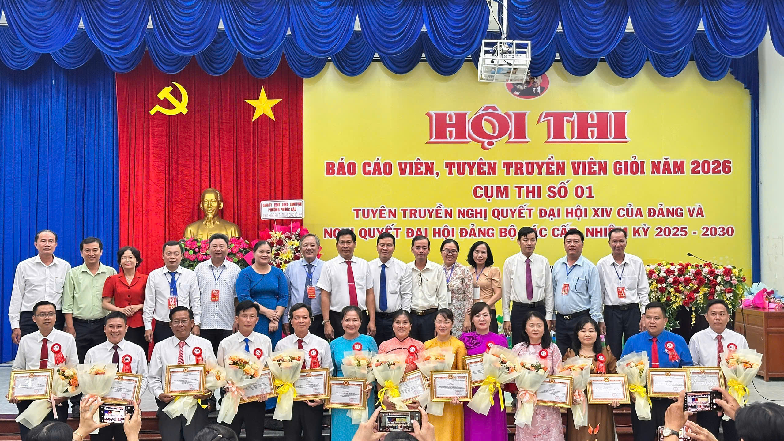 Phường Phước Hậu: Tổ chức Hội thi Báo cáo viên, Tuyên truyền viên giỏi Cụm thi số 01 năm 2026.